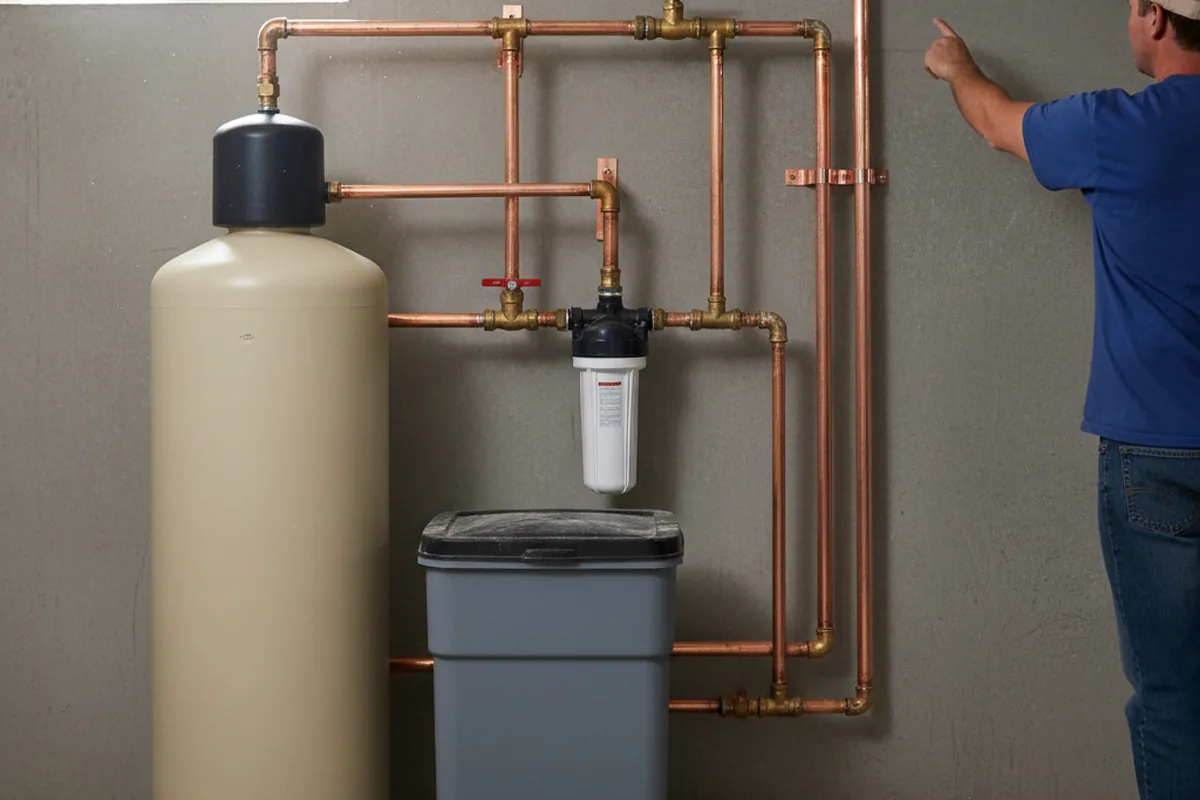 Whole-house water treatment system installed in State College